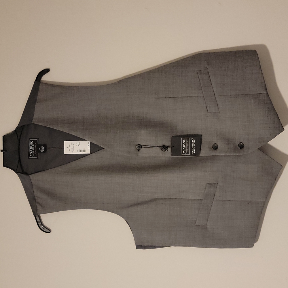 NEW Men's XXL Grey  WooL Vest